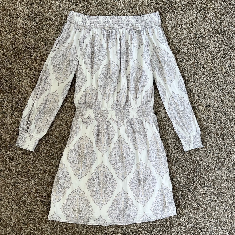 White House Black Market Off Shoulder Mini Dress